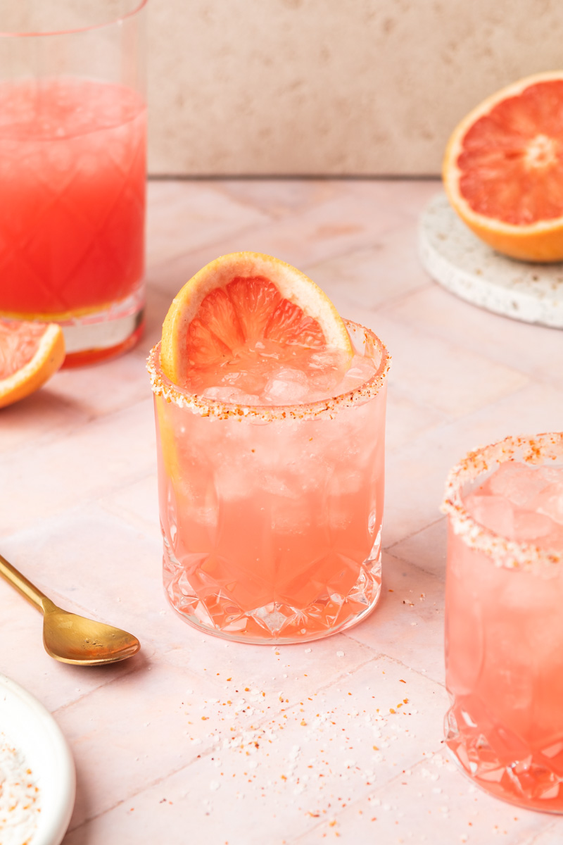Classic paloma cocktail